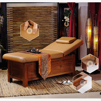 What are the factors that determine the price of a massage bed?